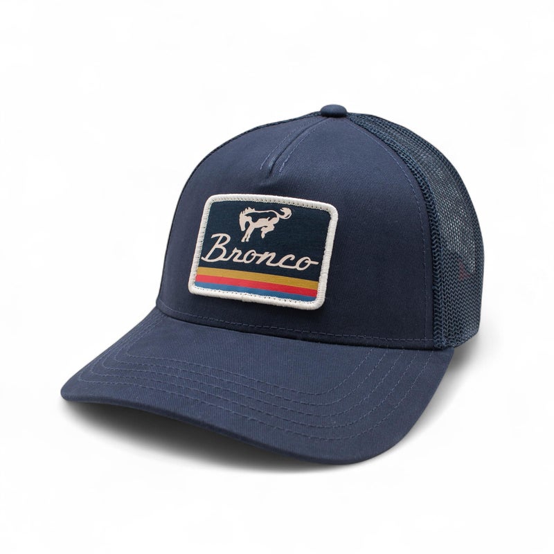 AMERICAN NEEDLE Officially Licensed Ford Bronco Valin Adjustable Trucker Hat Navy Blue - Image 1